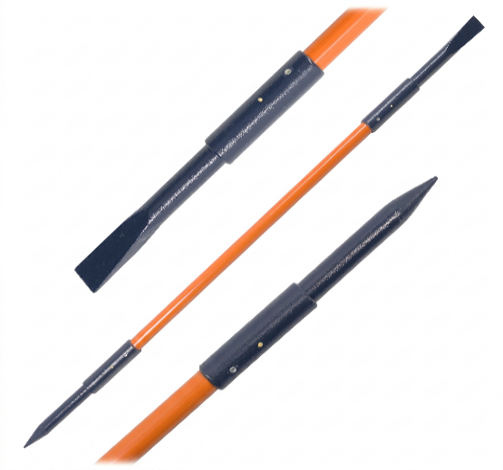 Insulated Chisel and Point Digging Bar